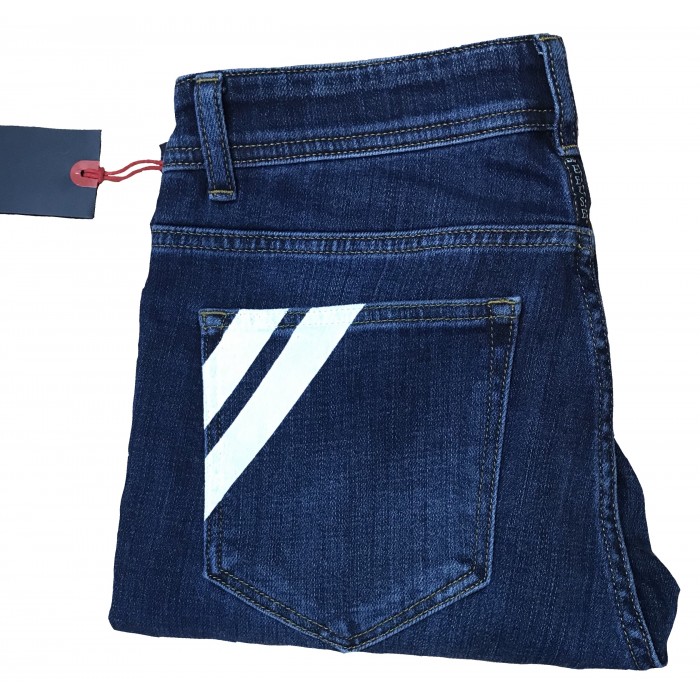 Men’s New Designer Stretch slim fit Jeans denim pants blue EEISE all waist sizes